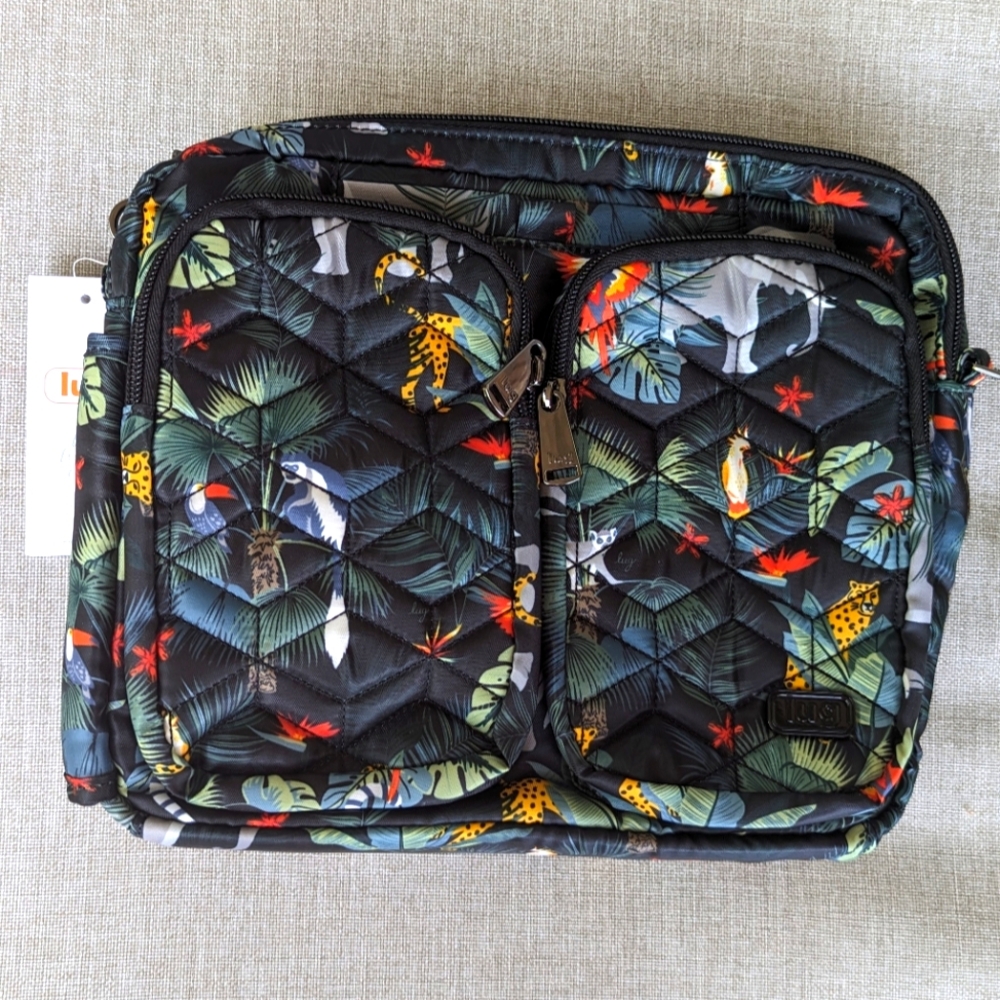 NWT Lug Navigator Crossbody Bag in Wildlife Black